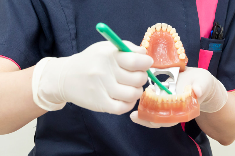 ブラッシング指導