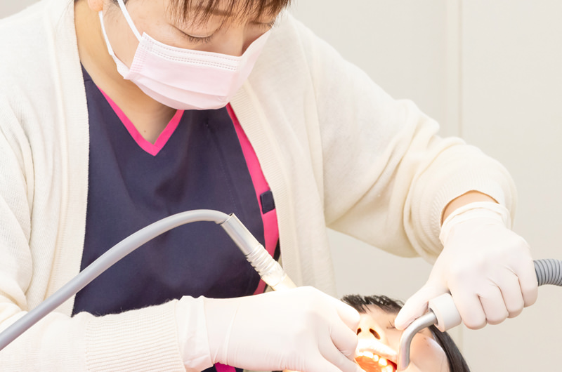 定期的なクリーニングを受ける